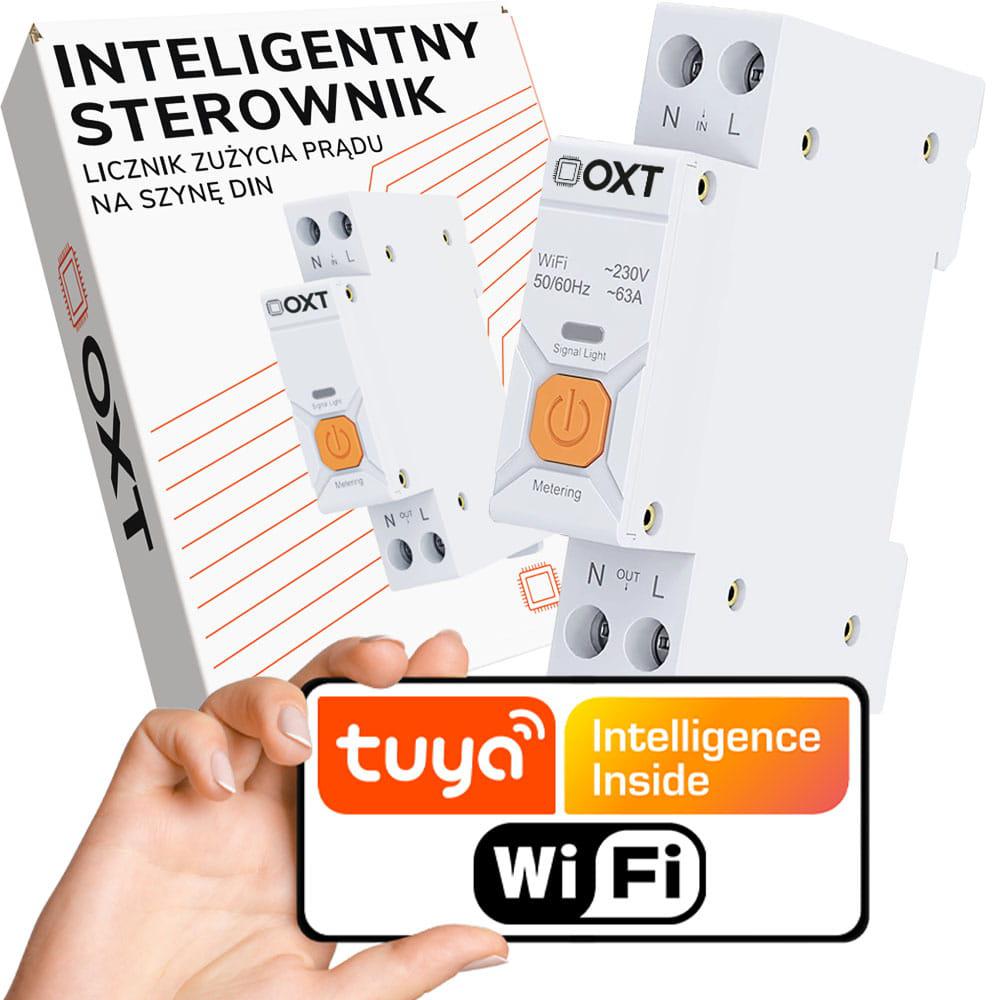Inteligentný ovládač OXT | 63A | počítadlo | WiFi | Tuya T335