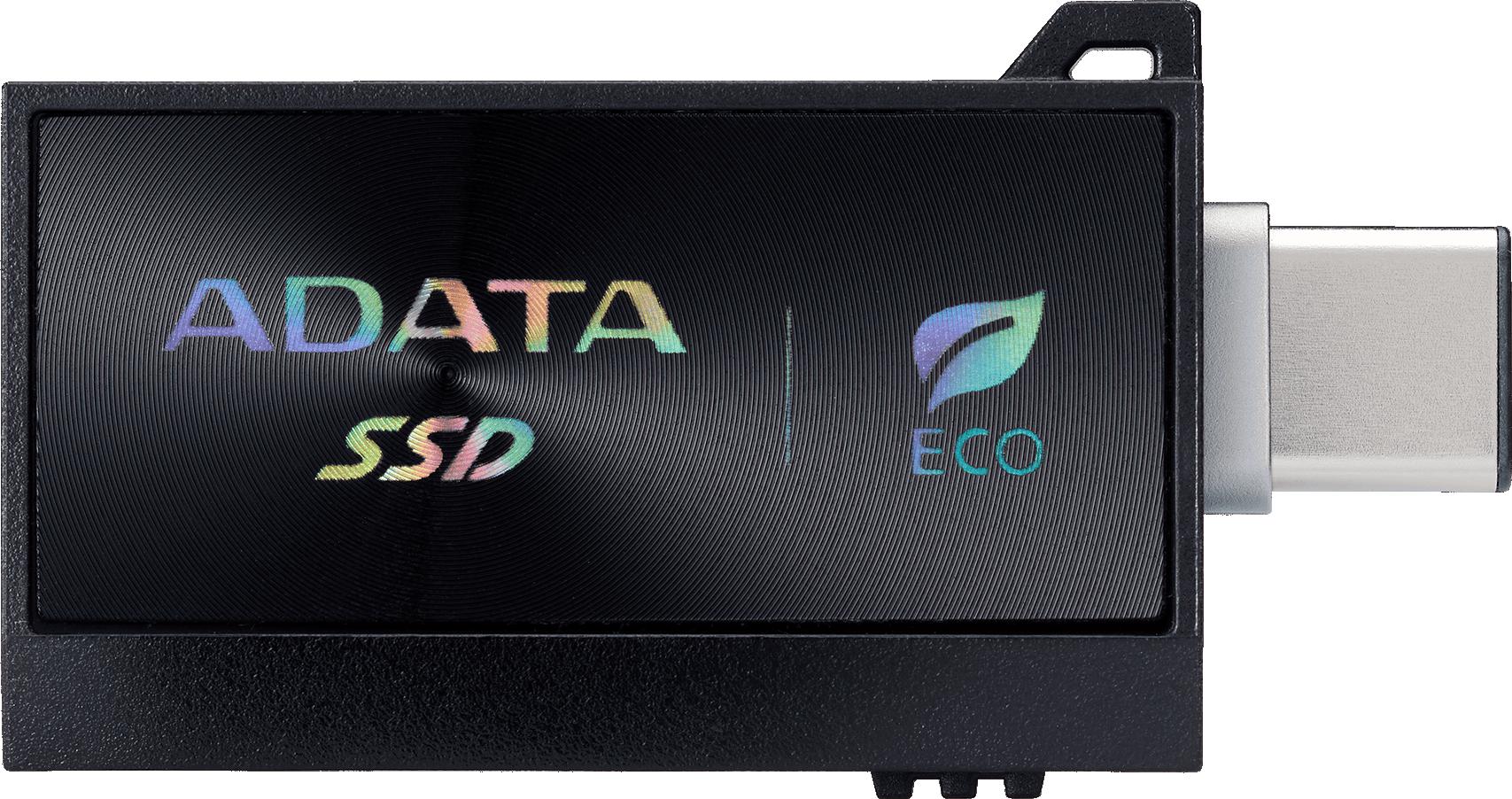 Externý SSD disk Adata SC730 512G USB 3.2C/A 600/600 MB/s čierny