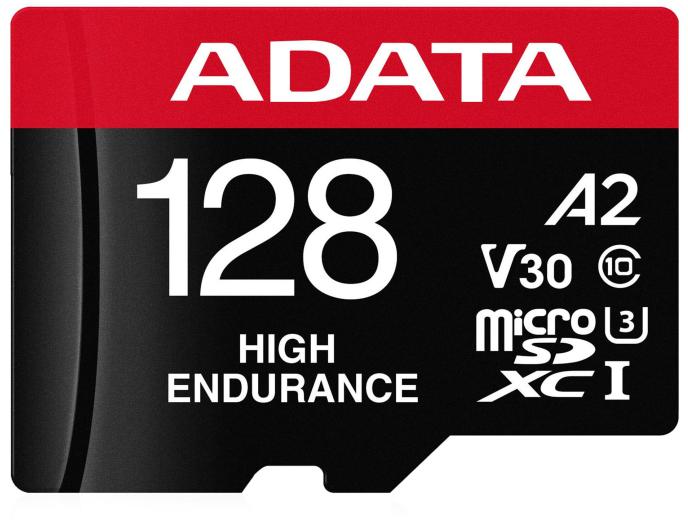 Adata High Endurance 128GB microSD karta UHS1 U3 V30 A2 100/85MB/s + adaptér
