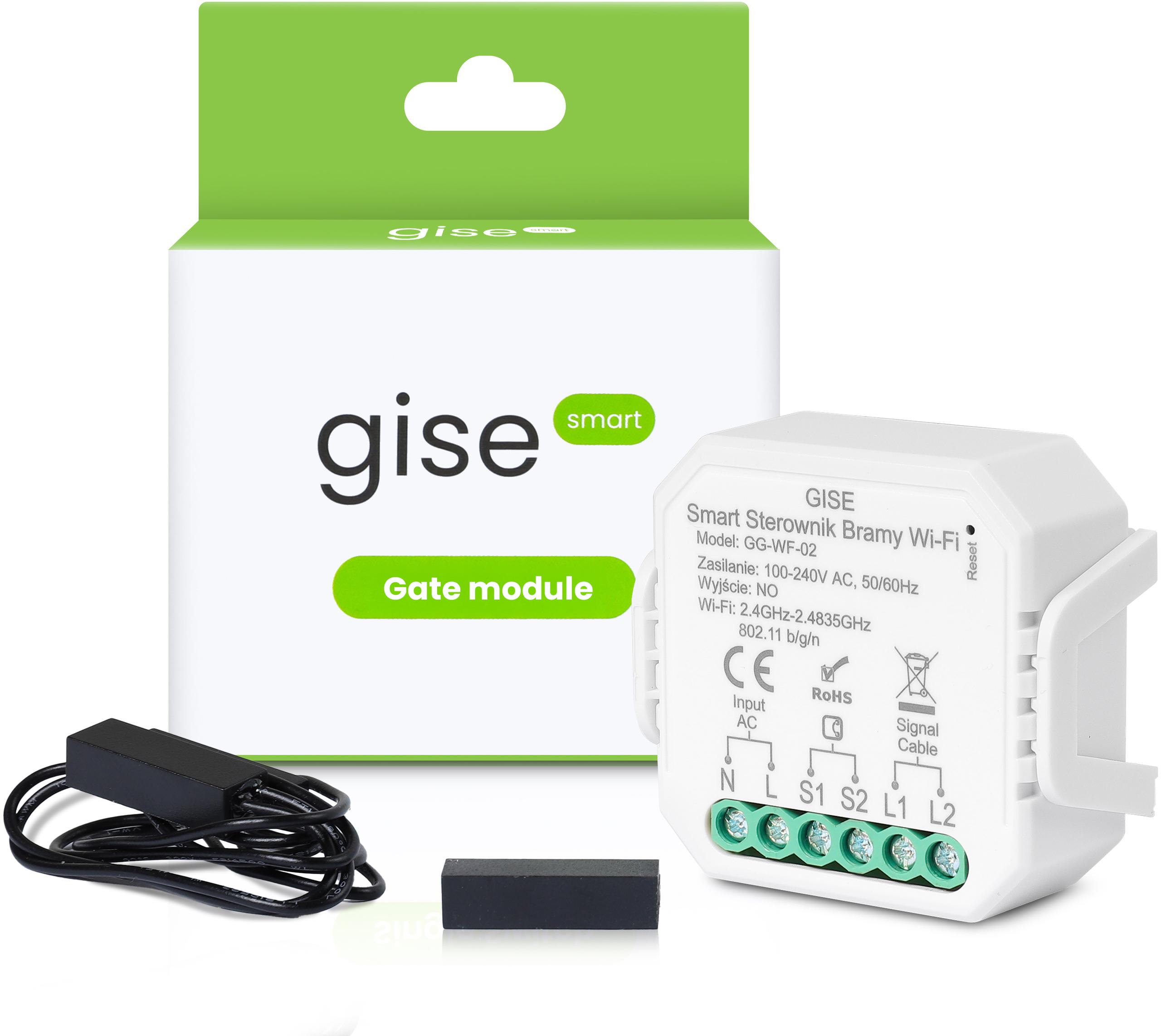Inteligentný modul GISE pre ovládanie brány WiFi so senzorom otvorenia | Tuya | GG-WF-02