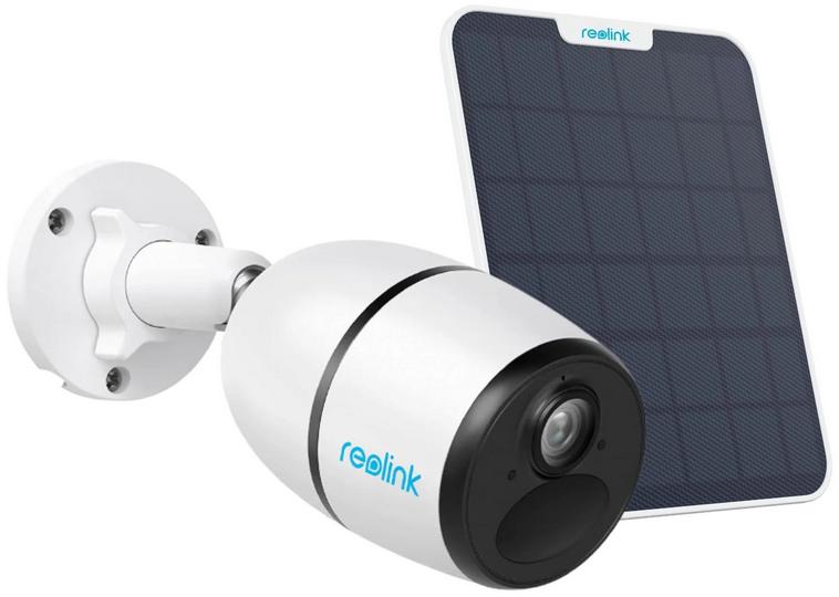 Biela IP kamera Reolink GO Series G330 so solárnym panelom