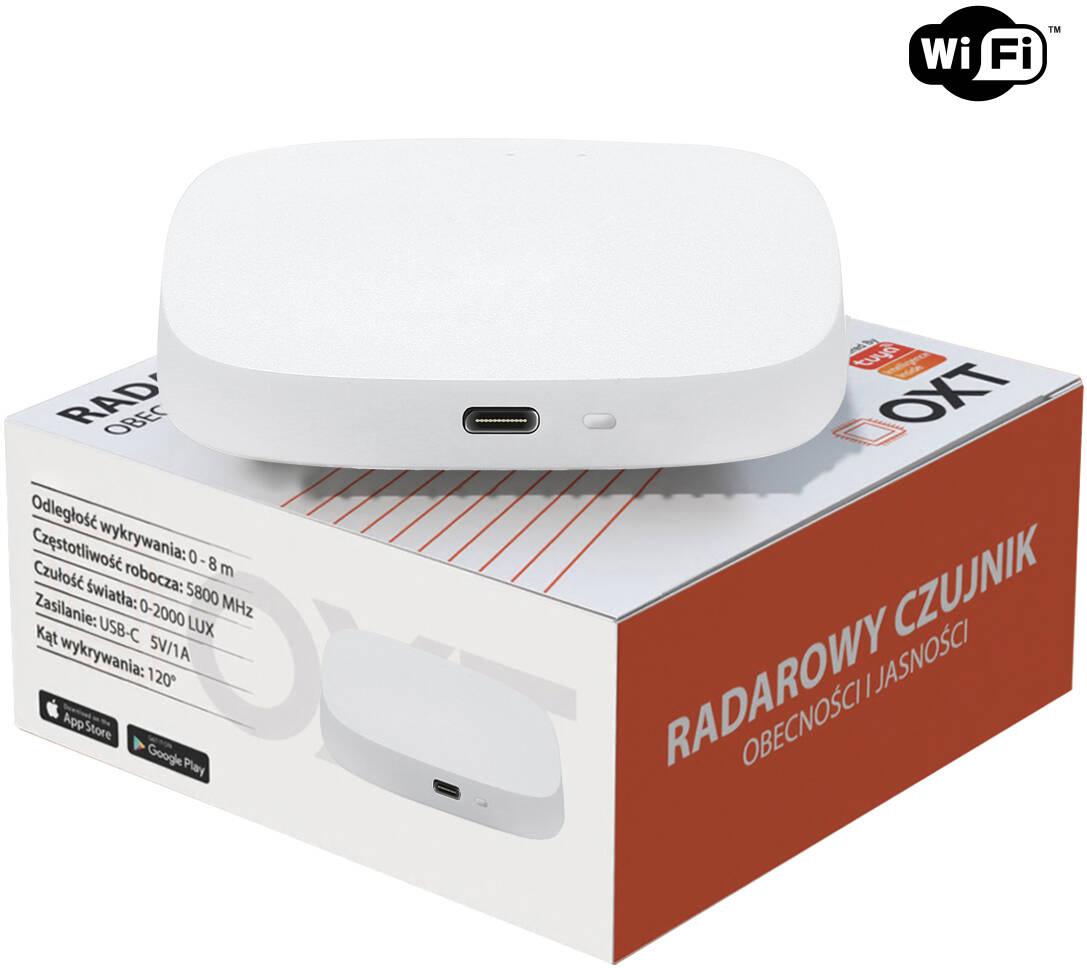 OXT Jas prítomnosti Radar USB WiFi TUYA T155 senzor