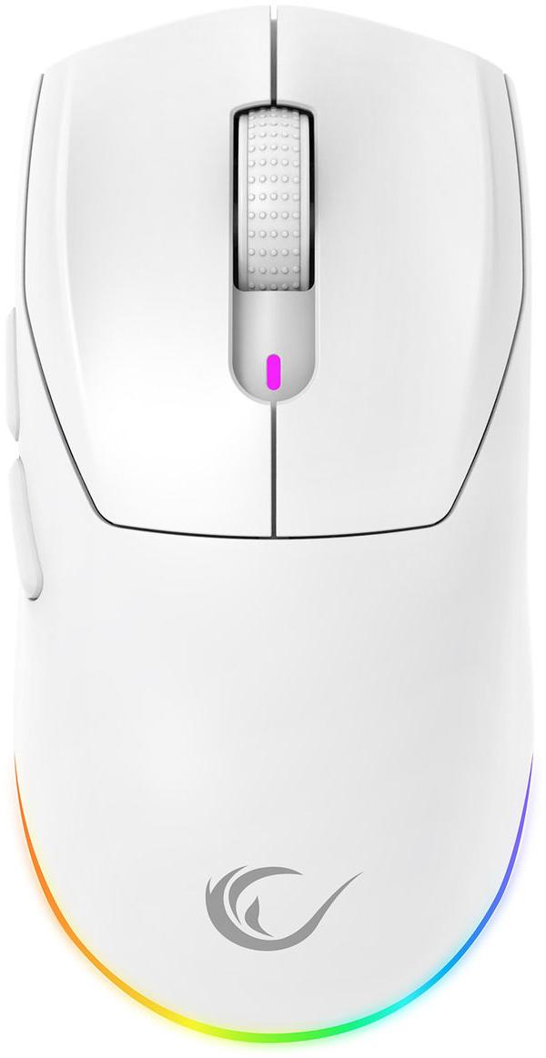 Bezdrôtová myš Rampage Prote M5 24000 DPI RGB LED 1K Hz biela