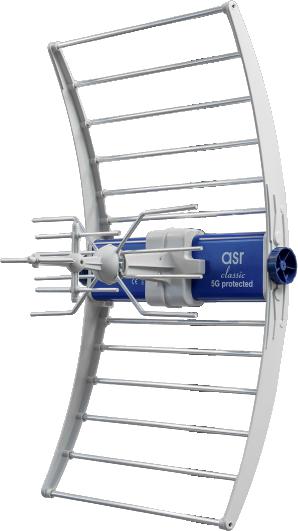 Širokopásmová DVB-T/T2 anténa ASR Classic 2025 so ZZA-7 5G Protected Telmor
