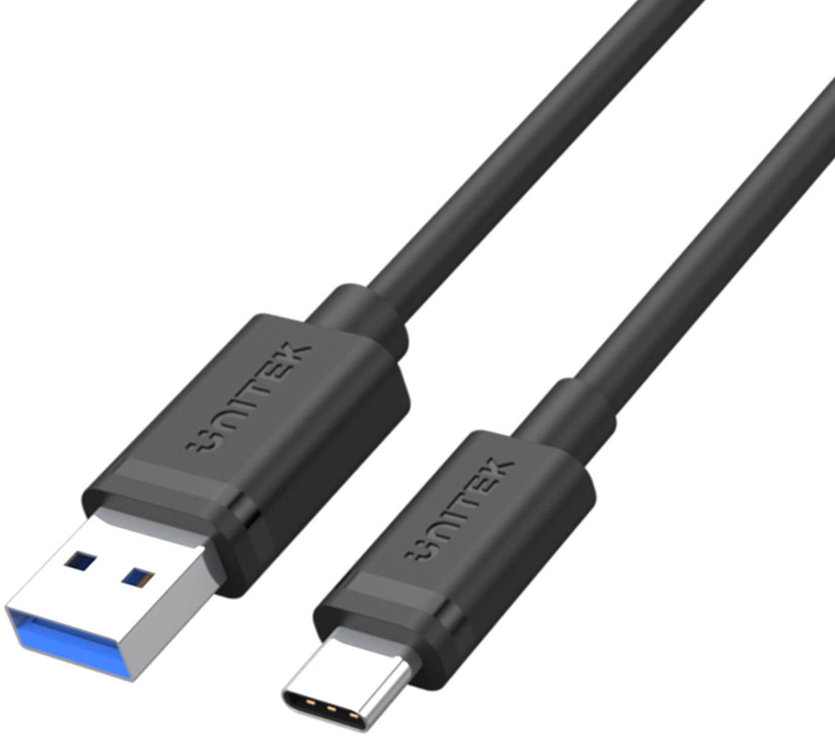 Unitek USB 3.1 typ A - typ C M-M kábel 0,25 m