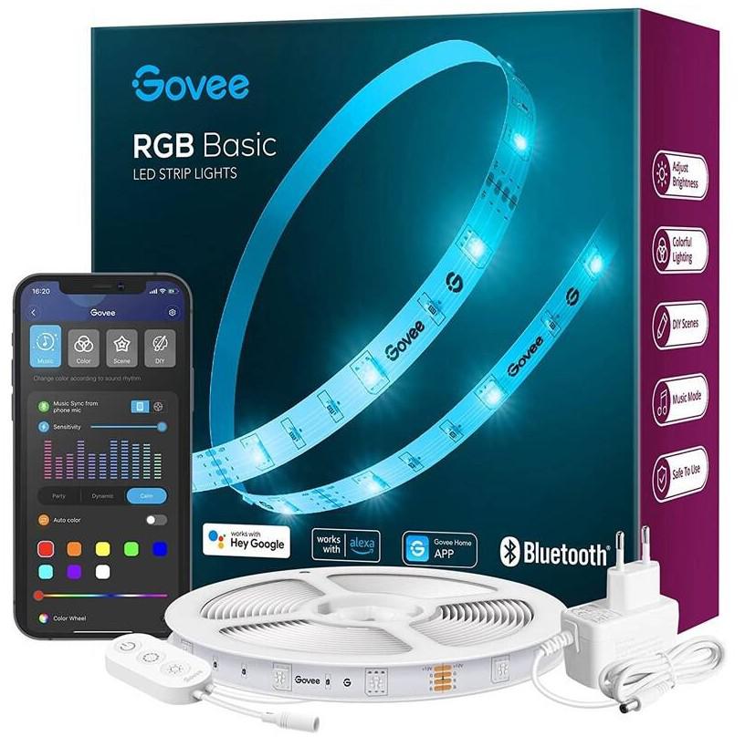 Govee H615A LED pásikové svetlo 5 m LED pásik Wi-Fi, RGB