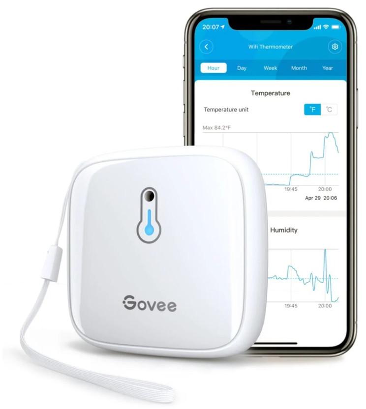 Govee H5179 Teplomer a vlhkomer Wi-Fi, displej