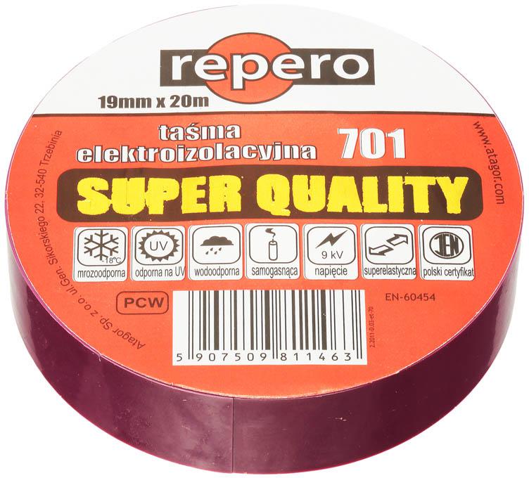 IZOLAČNÁ PÁSKA REPERO 701 FIALOVÁ 19MMX20M