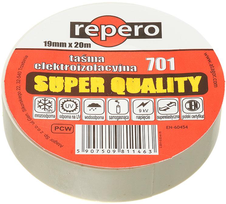 IZOLAČNÁ PÁSKA REPERO 701 BIELA 19MMX20M