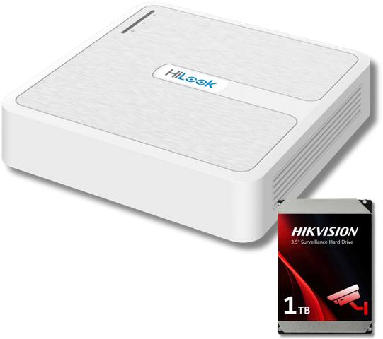 Hilook IP rekordér NVR-104H-D/4P 1TB 4-kanálový HDD 4x PoE