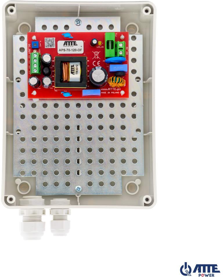 Sieťový zdroj SMPS 12V 6A 72W ATTE APS-70-120-M1