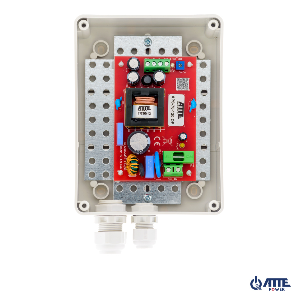 Sieťový zdroj SMPS 12V 6A 72W ATTE APS-70-120-S1
