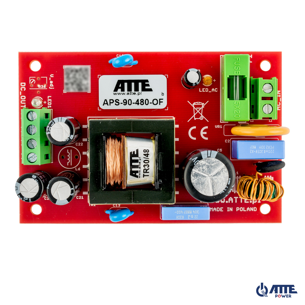 Sieťový zdroj SMPS 48V 2A 90W ATTE APS-90-480-OF