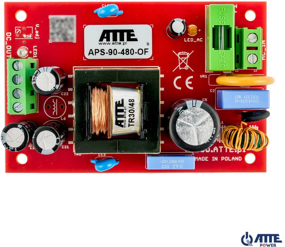 Sieťový zdroj SMPS 48V 2A 90W ATTE APS-90-480-OF