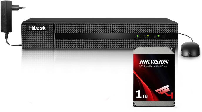 Hilook 5v1 4-kanálový 5MP DVR-4CH-5MP s 1TB diskom