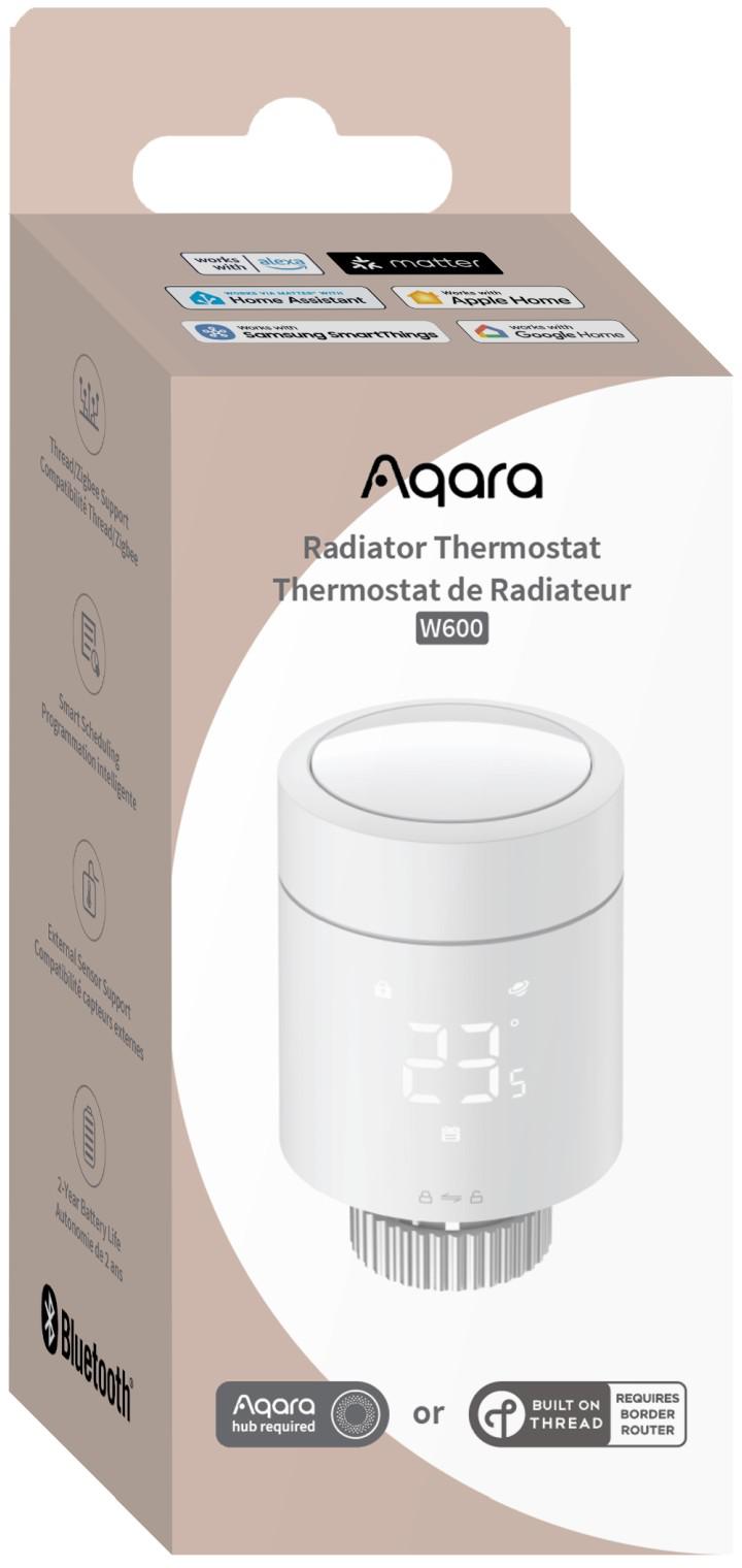 Aqara Radiátorový termostat W600 (offline) Termostatická hlavica, Zigbee, závit, BT WT-A03D