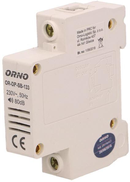 KÁBLOVÝ ZVONČEK ORNO PRE MODUL NA KOĽAJNICU DIN-1 OR-DP-SB-133