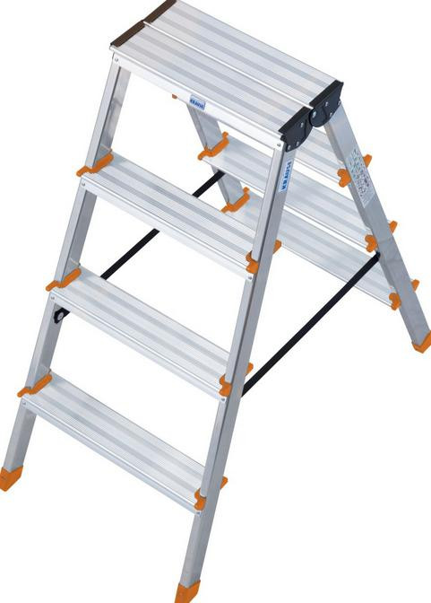 Obojstranný hliníkový rebrík Krause DOPPLO 2x4