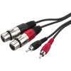 kabel poczeniowy audio 2 x wtyk rca na 2 x gniazdo xlr mca127j 1m 37a398ecc8d76