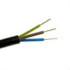 Elektrický uzemňovací kábel YKY 0,6/1kV 3x1,5mm2 ČIERNY ELEKTRICKÝ KÁBEL 100m