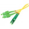 OPTICKÝ PATCHCORD SM 2M DUPLEX 9/125, SC/APC-LC/APC 3MM