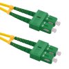 OPTICKÝ PATCHCORD SM 1,5M SIMPLEX 9/125, SC/APC-SC/APC 3MM