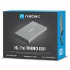 obudowa dysku zewntrzna natec rhino go sata 25 usb 30 szara 3b2aff732a351