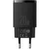adowarka sieciowa baseus compact quick charger ccxjb01 20w 1x usba 1x usbc pd 30 qc 30 czarna 8eb29d07d7682