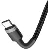 kabel usbc usbc baseus cafule catklfgg1 100cm 60w 3a pd 20 qc 30 czarnoszary w oplocie f3c3e50d54567