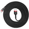 kabel usba usbc baseus cafule catklfu91 300cm 2a qc 30 czarnoczerwony w oplocie 4948896127d23