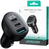 Joyroom CAR CHARGER JR-CCD04 30W 4A 2x USB-C 1x USB-A PD QC 3.0