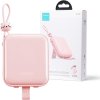 POWERBANK Joyroom Cutie Series JR-L008 10000mAh 22,5W PD QC S KÁBELMI 1x USB-A 1x USB-C ČERVENÁ