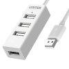 Adaptér Unitek HUB 4xUSB 2.0 mini biely