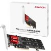 adapter axagon pcem2nd pcie 2x nvme m2 de64aa6aad06e