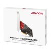 adapter axagon pcem2nd pcie 2x nvme m2 462acc6ae81c7