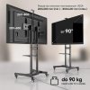 Mobilný TV stojan 50" - 90" do 90 kg ONKRON TS1891 Black