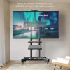 Mobilný TV stojan 50"-86" do 90 kg ONKRON TS1881 Black