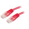 PATCHCORD CAT5E UTP 1M ČERVENÝ