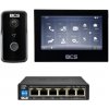 Systém BCS IP Video Door Entry BCS Line Panel BCS-PAN1300B-S Monitor BCS-MON7700B-S Prepínač BCS-B-SP0402