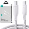 Kábel USB-C / USB-C Joyroom SA34-CC3 100cm 60W 5A PD CABLE WHITE