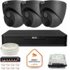 zestaw monitoringu ip bcs point 3x kamera bcspeip28fwr3ai2g rejestrator z dyskiem 1tb fe82e1437845e