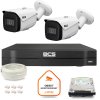 zestaw monitoringu ip bcs line 2x kamera bcsltip25fsr5ai1 rejestrator z dyskiem 1tb bfd64a514e546