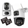 zestaw 2 kamer ip imou ranger dual 10mp i cruiser dual 10mp z kartami pamici 32gb b31c0ccb7a789