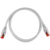 PATCHCORD GETFORT CAT.6A S/FTP LSOH kábel 2m sivý