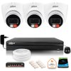 DAHUA 4Mpx 2K IP monitorovacia sada 3 kamier IPC-HDW1439V-A-IL s 1TB diskom