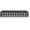 PoE Switch EasyCam 8FE x POE + 2FE UPLINK 96W