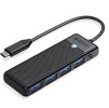 hub usbc orico 4porty usba 30 5gbps czarny 74d1f486eae03