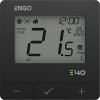 ENGO Controls E40-230B - Programovateľný, internetový regulátor teploty na povrchovú montáž ZigBee/868MHz, 230V, čierny