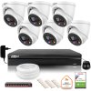 Dahua TIOC 5mpx 2K IP monitorovacia sada 6 kamier IPC-HDW3549H-AS-PV-0280B-S5 DVR s diskovou jednotkou na nepretržitú prevádzku