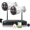 Dahua IP monitorovacia sada 2 kamier WI-FI 5MPx 2K F5D-PV-0280B s aktívnym IR LED detektorom do 30 m